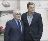 Martin Scorsese et Leonardo DiCpario dans l'enceinte de l'Hotel Hassler, à Rome, pour la promotion italienne de Shutter Island le 8 février 2010