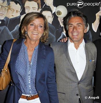 Gérard Holtz et sa compagne Hélène en septembre 2010