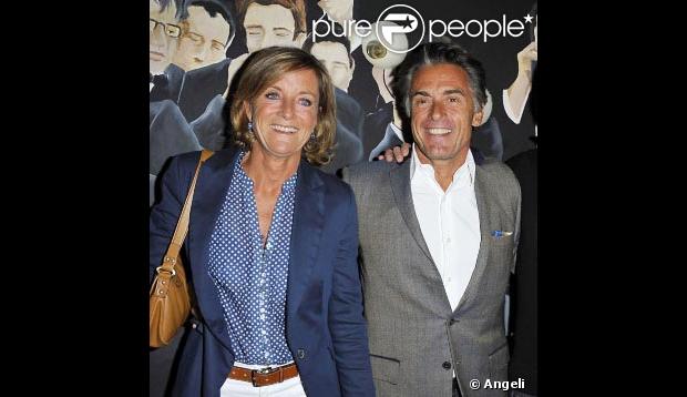 Gérard Holtz et sa compagne Hélène en septembre 2010