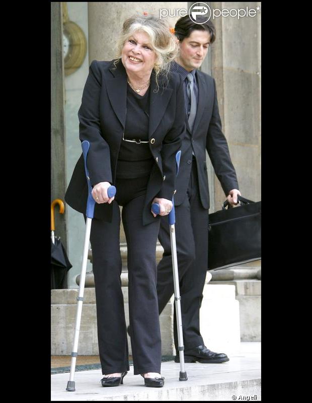 Brigitte Bardot et Christophe Marie, en septembre 2007. 