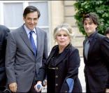 Brigitte Bardot, François Fillon et Christophe Marie. Septembre 2007 