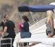 Victoria Silvstedt arrive sur l'île de Saint-Barth', le 22 décembre 2010