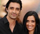 Le français Gilles Marini et son épouse, Carole.
