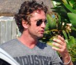 Gerard Butler en vacances à Punta Cana le 3 janvier 2010