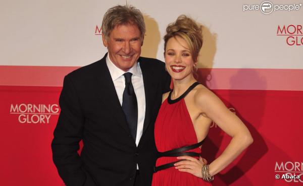 Rachel McAdams et Harrison Ford lors de l'avant-première de Morning Glory à Berlin le 9 janvier 2011