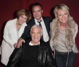 <p>Anne Richard, Fabien Lecoeuvre, Sophie Davant et Jean-Paul Belmondo lors du 19e Festival du cirque international de Massy le 16 janvier 2011</p>
