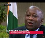 Michel Denisot interview Laurent Gbagbo pour Le Grand Journal sur Canal +