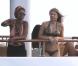 Fergie passe la journée sur un yacht à Saint Barthelémy le 2 janvier 2011