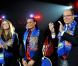 Stéphanie de Monaco, sa fille Pauline et Albert à la seconde soirée du 35 festival international du cirque de Monte-Carlo, le vendredi 21 janvier.