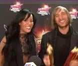 Amel Bent remet le Hit de l'année à David Guetta pour son featuring avec Flo Rida. 22/01/2011