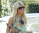 Paris Hilton et son it bag de l'ère préhistorique à Los Angeles, le 25 janvier 2011.