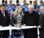 Le 27 janvier 2010, Maragarita Louis-Dreyfus, actionnaire principale de l'Olympique de Marseille, était entourée des personnalités fortes du club pour inaugurer de nouvelles installations du centre d'entraînement RLD.