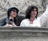 Anne Parillaud et Jean-Michel Jarre en août 2005