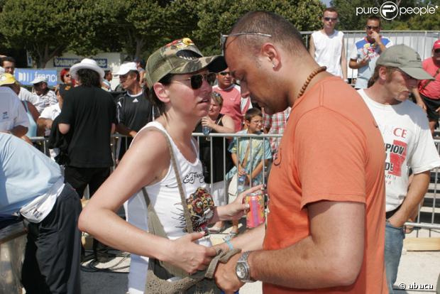 Evelyne Thomas et son ex compagnon Christophe Aigrisse