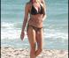 Lisa Snowdon magnifique sur la plage de Miami