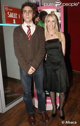 Benjamin Siksou et Maud Verdeyen à l'avant-première de '15 ans et demi', à Paris, le 21/04/08