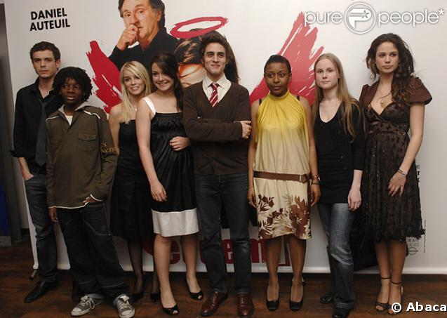 L'équipe de jeunes de '15 ans et demi', à Paris, le 21/04/08