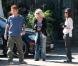 Sean Penn, sa mère Eileen Ryan, et une amie, à Los Angeles le 21 janvier 2011