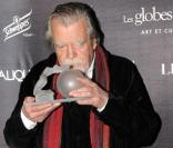 Michael Lonsdale à la cérémonie des Globes de Cristal, le 7 février 2011, à Paris.