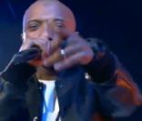 Le rappeur Soprano se produit aux Victoires de la Musique 2011, au Zénith de Lille, mercredi 9 février 2011.