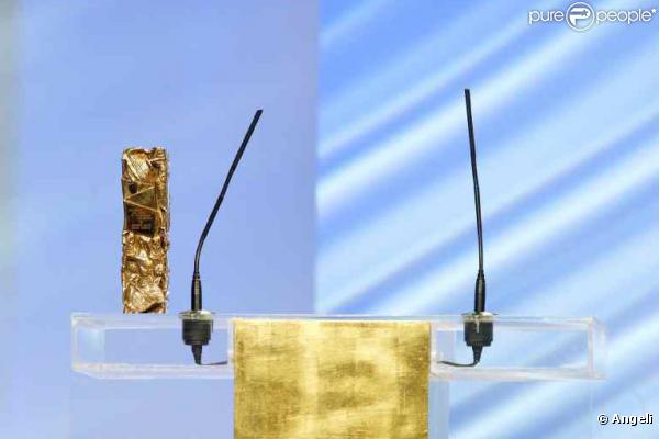 Le pupitre de la scène de la cérémonie des César en 2004