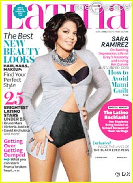 Sara Ramirez en Une du magazine de Latina (mars 2011)