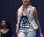 Sheryfa Luna au show Urban Peace 2, au Stade de France, le 4 Octobre 2008