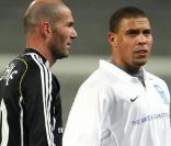 Ronaldo et Zinédine Zidane 