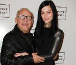 Max Azria et Leigh Lezark au défilé Hervé Leger by Max Azria durant la Fashion Week de New York, le 15 février 2011.