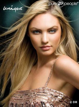 Candice Swanepoel, égérie de la marque Unique, collection printemps-été 2011.