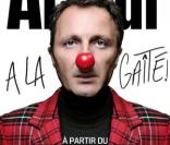 L'affiche du troisième spectacle d'Arthur avec lequel il est en tournée en ce moment.  