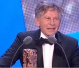 Roman Polanski est récompensé du prix du Meilleur réalisateur pour le film  The Ghost Writer , lors de la 36e nuit des César, vendredi 25 février 2011.  