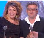 Baya Kasmi et Michel Leclerc, scénaristes du film Le Nom des Gens, sont récompensés du César du Meilleur scénario original, lors de la 36e nuit des César, vendredi 25 février 2011.