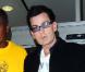 Charlie Sheen quitte les locaux de CNN à Los Angeles, le 28 février 2011
