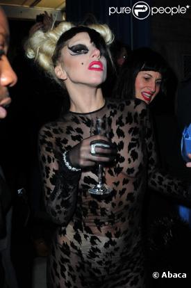 Lady Gaga, mercredi 2 mars, à Paris, à l'occasion de sa venue pour la Fashion Week française.