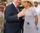 La reine Beatrix, accompagnée de son fils le prince héritier Willem-Alexander et son épouse la très preppy princesse Maxima, en visite d'Etat au Qatar en mars 2011 (le 9).