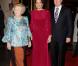 La reine Beatrix, accompagnée de son fils le prince héritier Willem-Alexander et son épouse la très preppy princesse Maxima, en visite d'Etat au Qatar en mars 2011 (le 9).