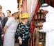 La reine Beatrix, accompagnée de son fils le prince héritier Willem-Alexander et son épouse la très preppy princesse Maxima, en visite d'Etat au Qatar en mars 2011 (le 9).