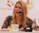 Shakira, lors d'une conférence de presse au Chili, jeudi 10 mars.