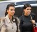 Kim et Kourtney Kardashian, New York, le 12 octobre 2010 