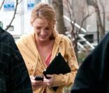 Blake Lively sur le tournage du dernier épisode de la saison de Gossip Girl, le 11 mars 2011