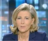Claire Chazal anime les JT du week-end sur TF1.