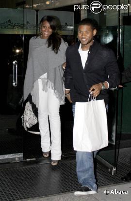 Usher et son ex-femme Tameka Foster 