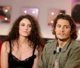 Elsa Lunghini et Bixente Lizarazu en 2004, sur le plateau de Vivement Dimanche. 