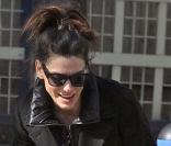 Sandra Bullock et son fils Louis dans un parc new-yorkais, le 20 mars 2011.