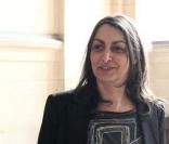 La journaliste Sophie Delassein arrive au tribunal correctionnel de Paris, le 23 mars 2011