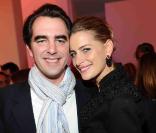 Le prince et la princesse Nikolaos et Tatiana de Grèce à la Tod's Art Plus Drama Party, le 24 mars à la Whitechapel Gallery de Londres