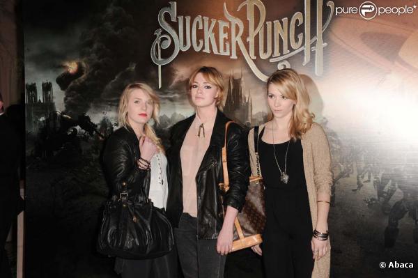 Avant-première paisienne de  Sucker Punch , le 28 mars 2011 : Les Plastiscines et Uffie.