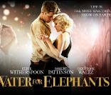 Reese Witherspoon et Robert Pattinson sur l'affiche de Water for Elephants