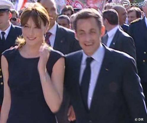 Carla et Nicolas Sarkozy en Tunisie